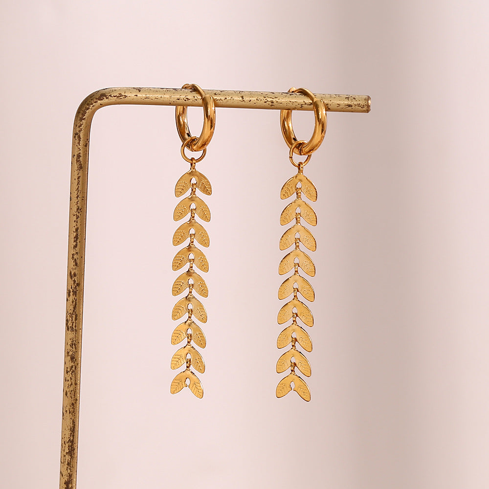 Faith - Pendientes en forma de cola de pez