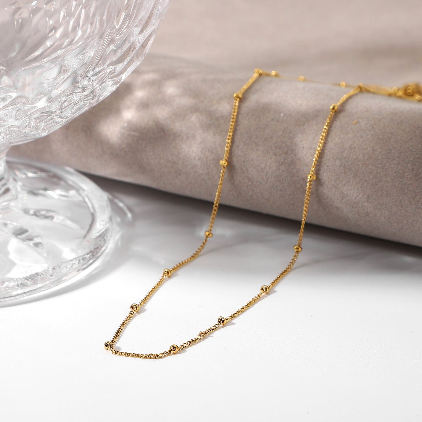 Reign - Collar de cadena de oro