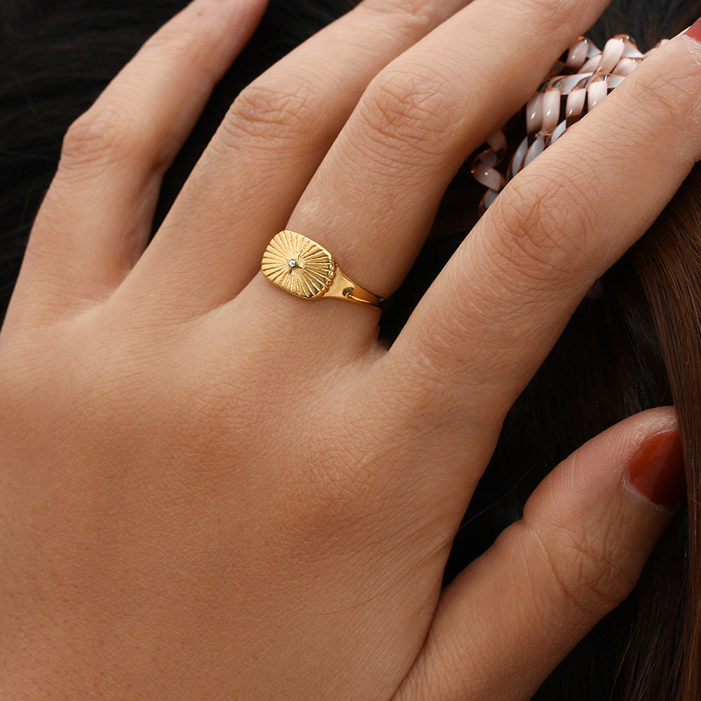 Aglaia - Anillo Solar de Oro
