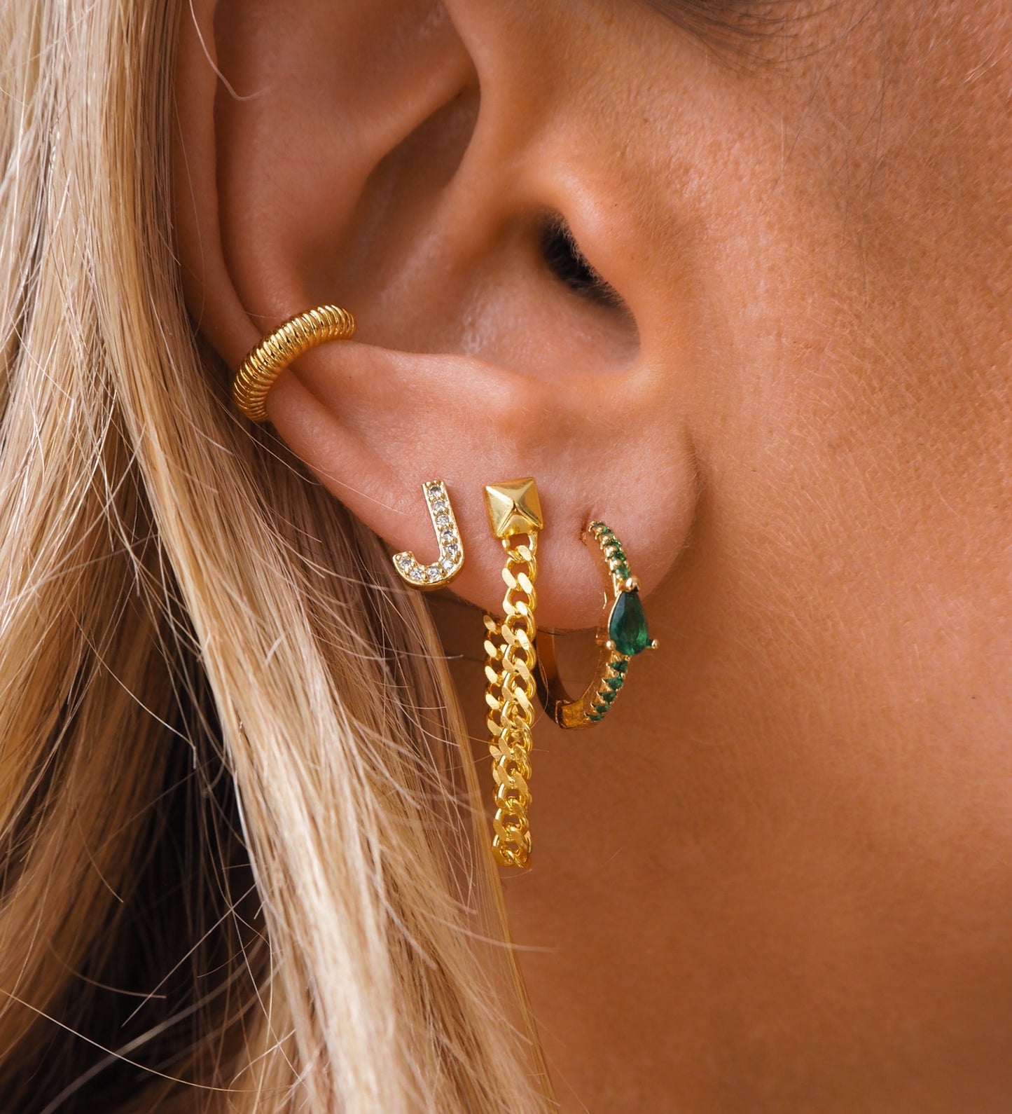 Taylor - Pendientes con letras (iniciales)
