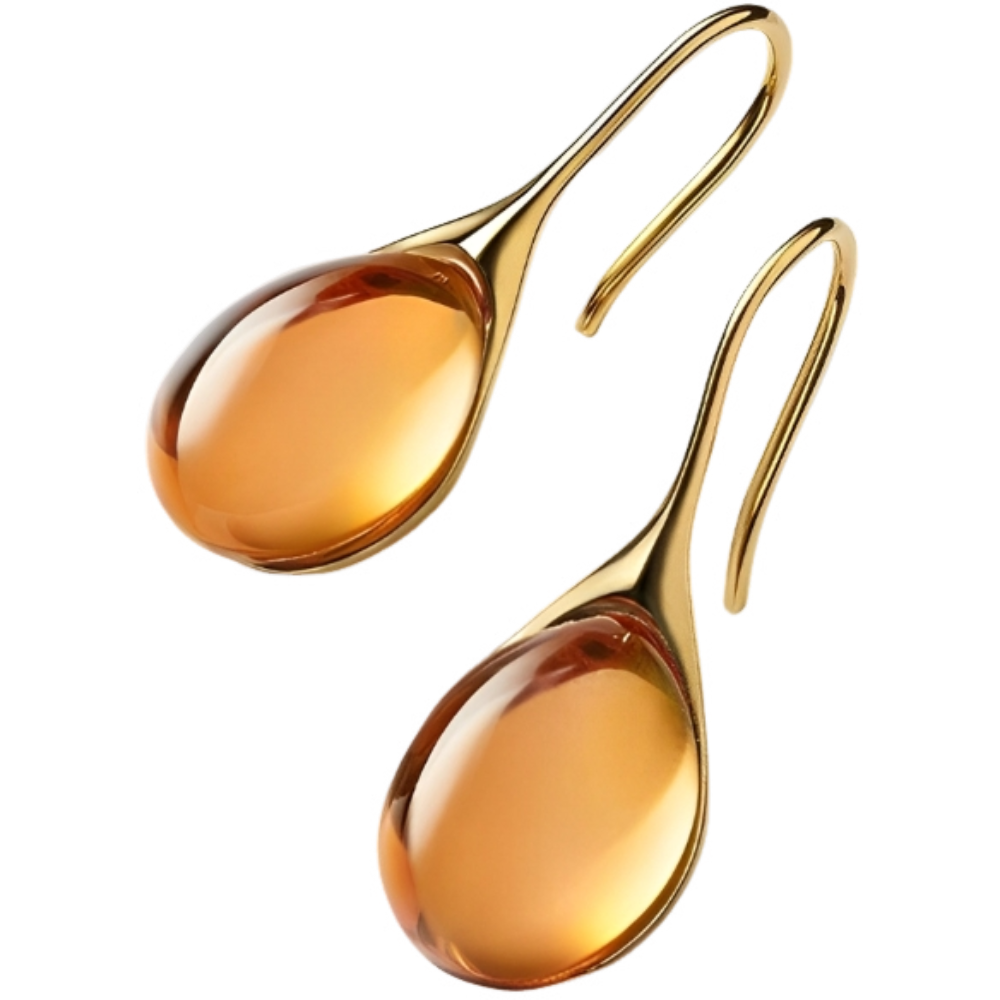 Elira – Pendientes Colgantes con Gotas de Cristal Elegantes