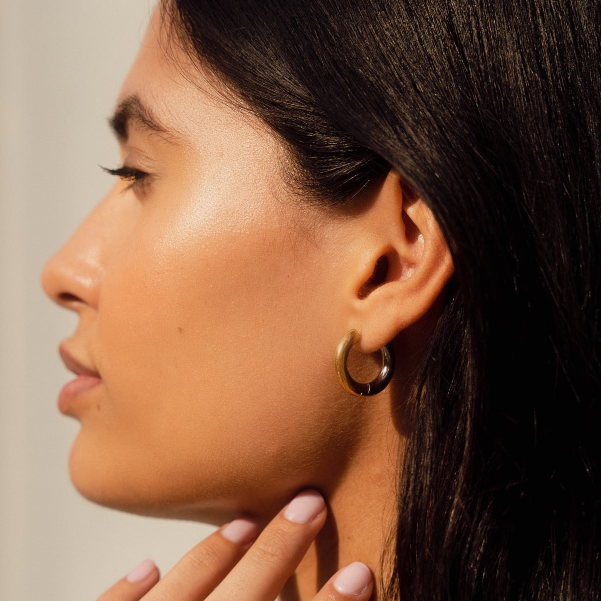 Siena – Aretes Contrastadas Oro/Plata