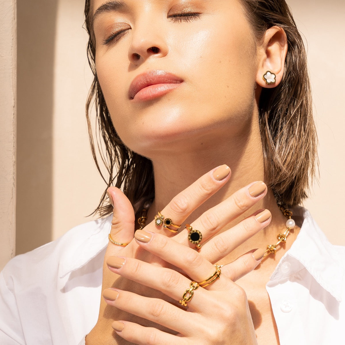 Palermo – Anillo Ajustable Dorado