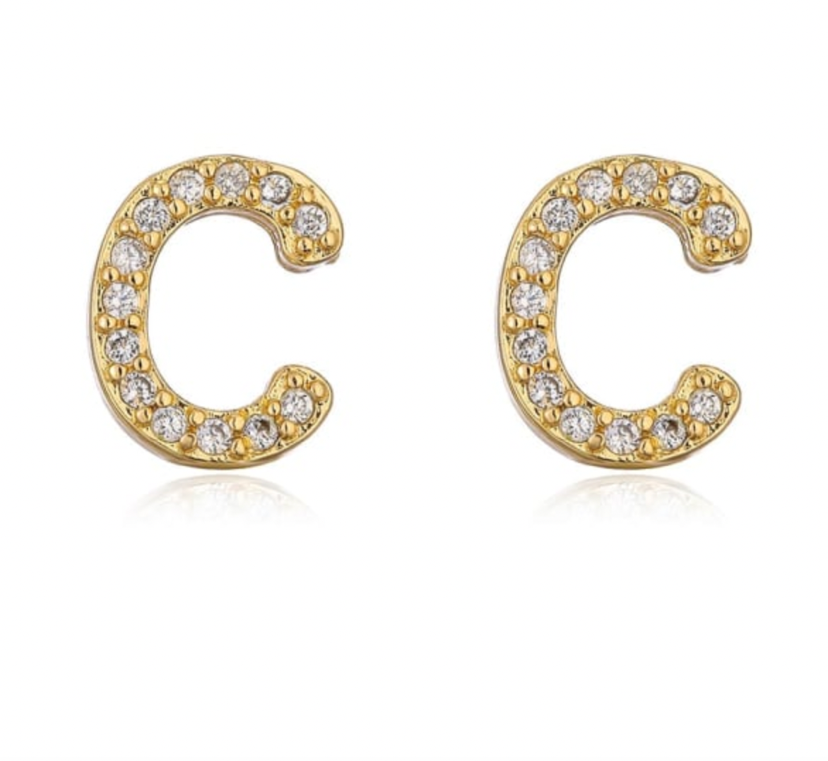 Taylor - Pendientes con letras (iniciales)