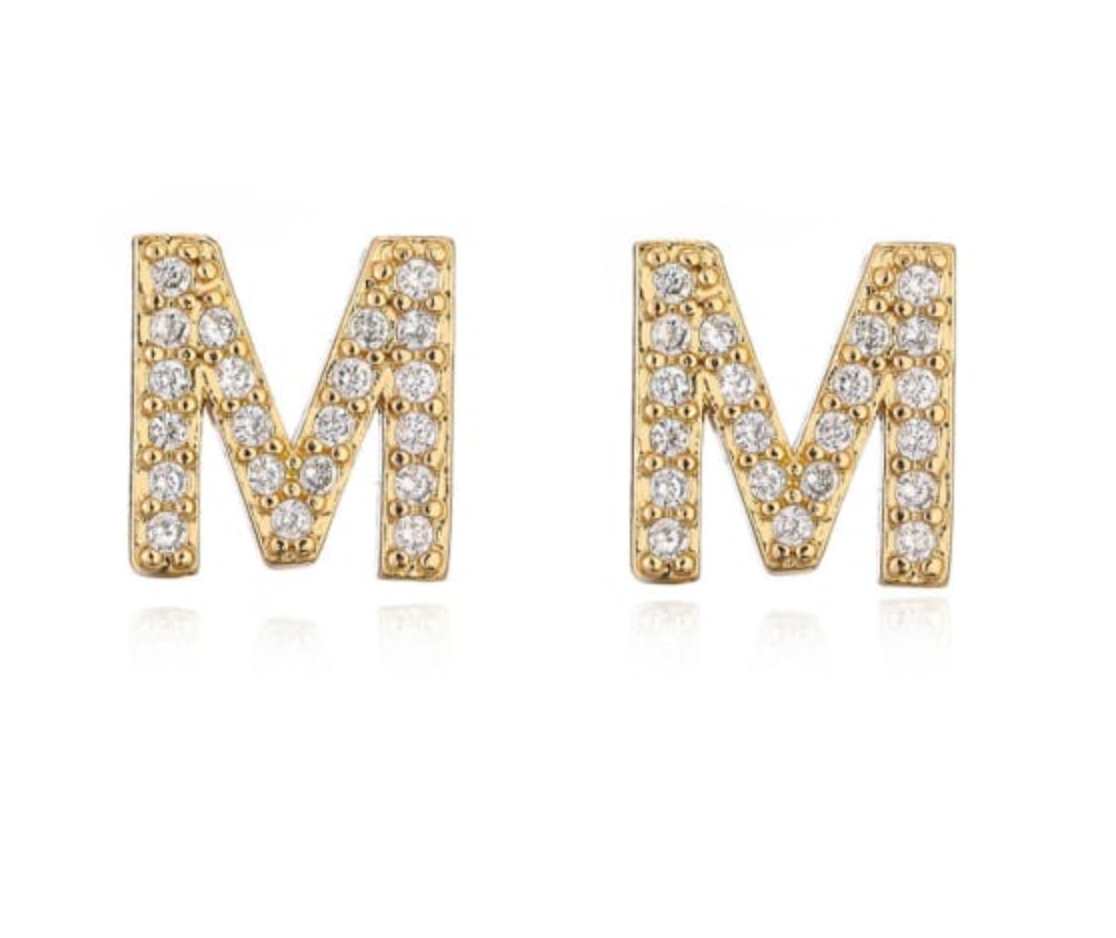 Taylor - Pendientes con letras (iniciales)