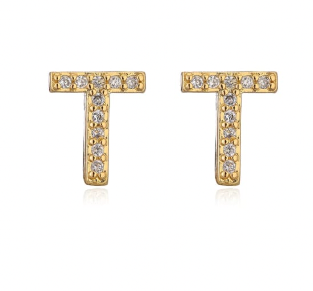Taylor - Pendientes con letras (iniciales)