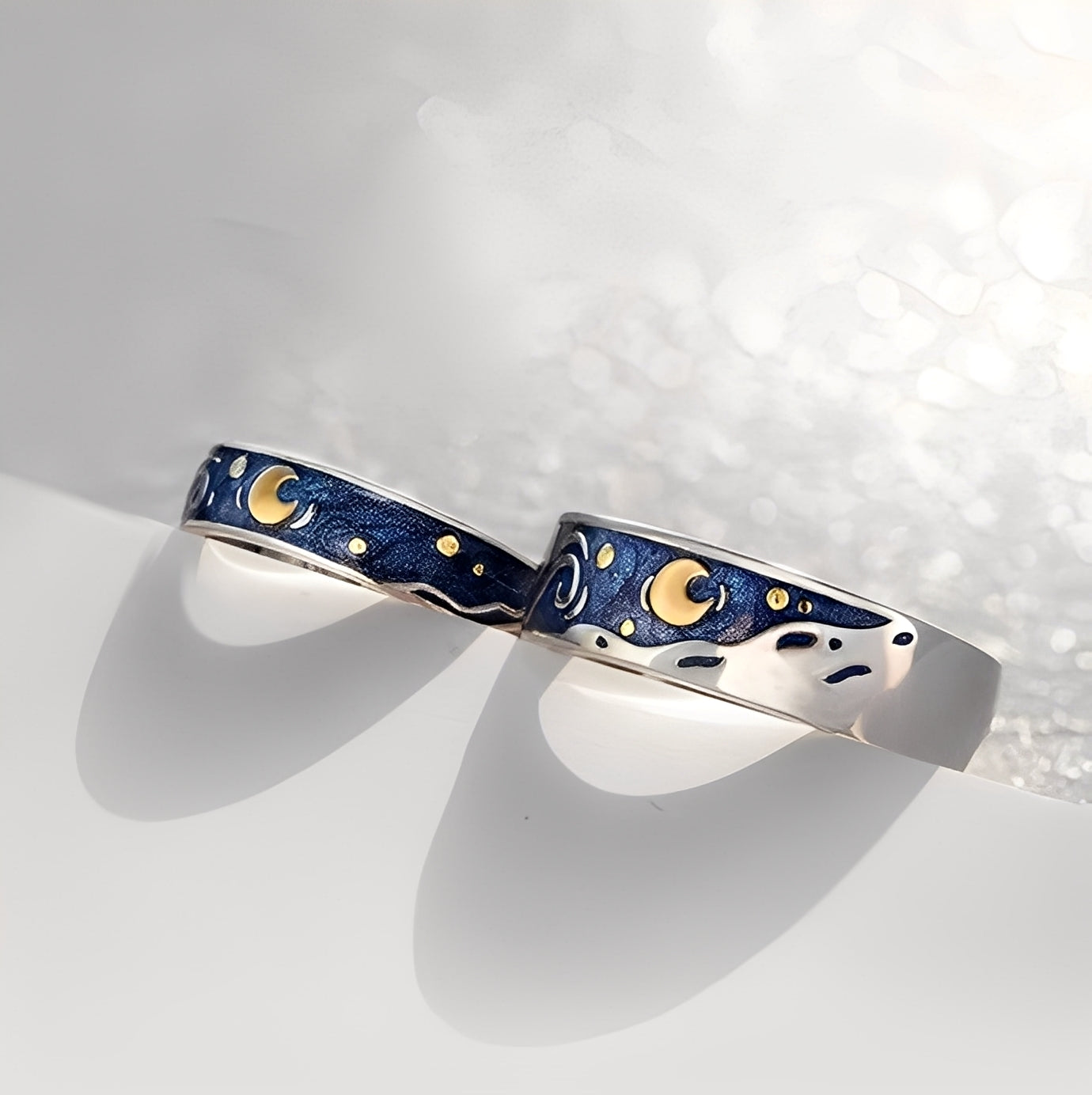 Shiloh – Conjunto de Anillos Noche Estrellada