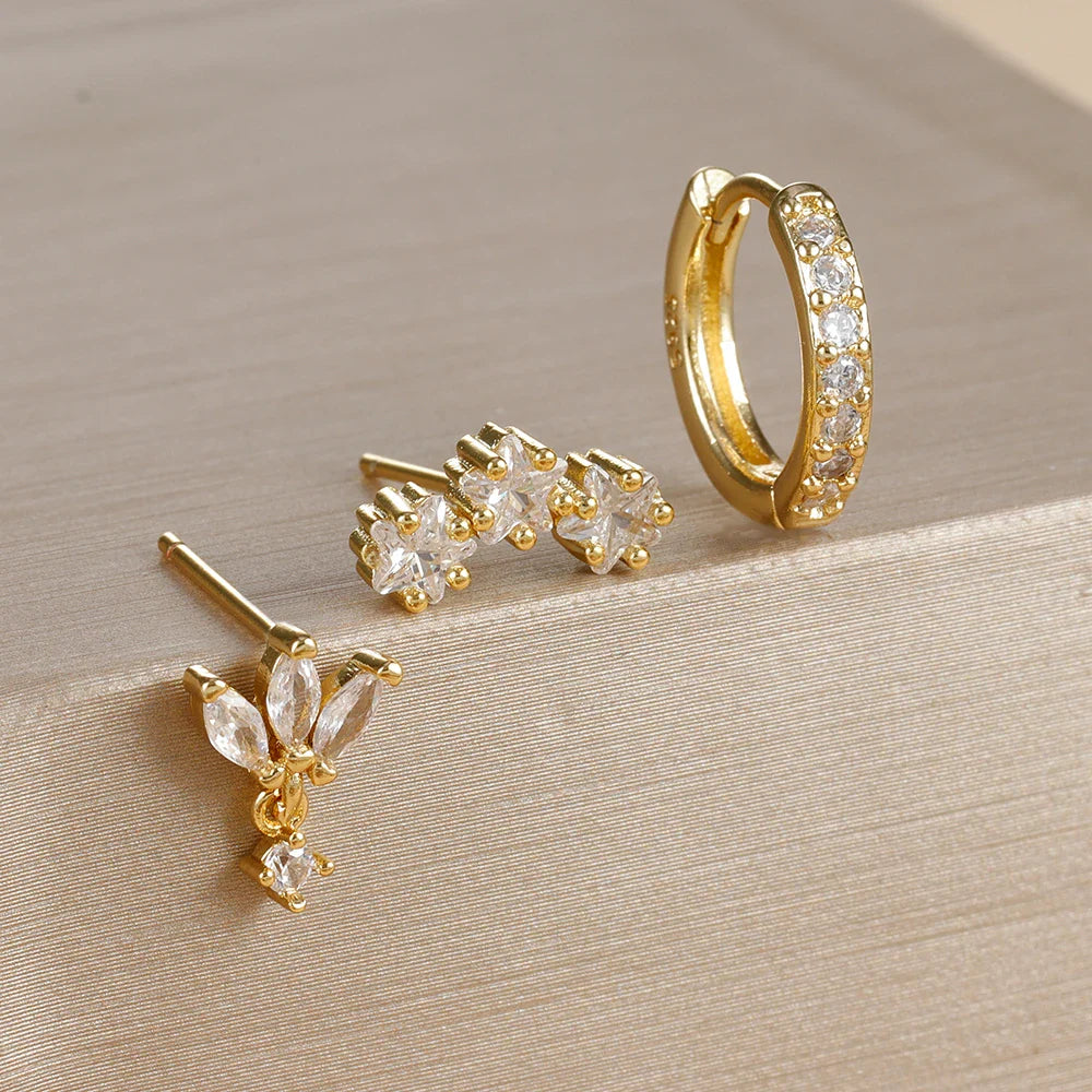 Nova – Set de Pendientes de Diamantes