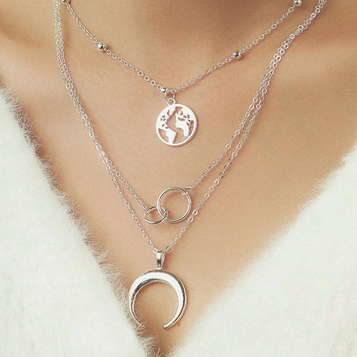 Collar de Tierra - Conjunto de Capas Bohemio