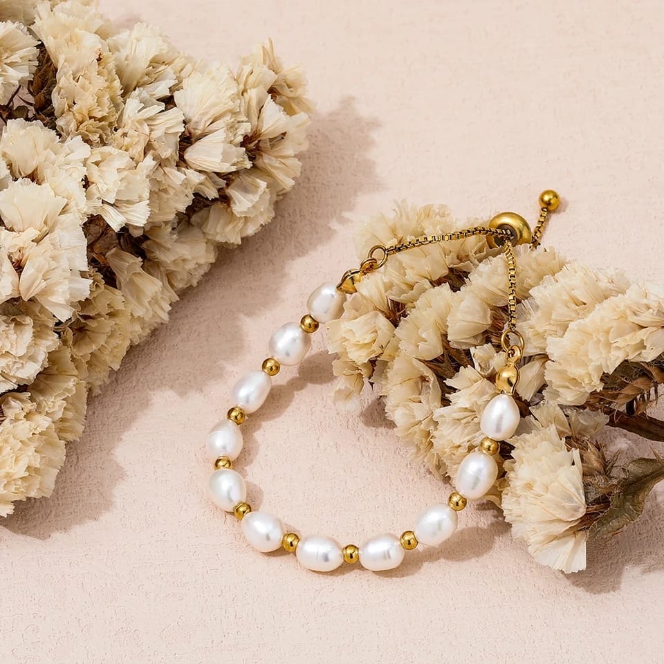 Alma – Pulsera Vintage con Perlas Naturales