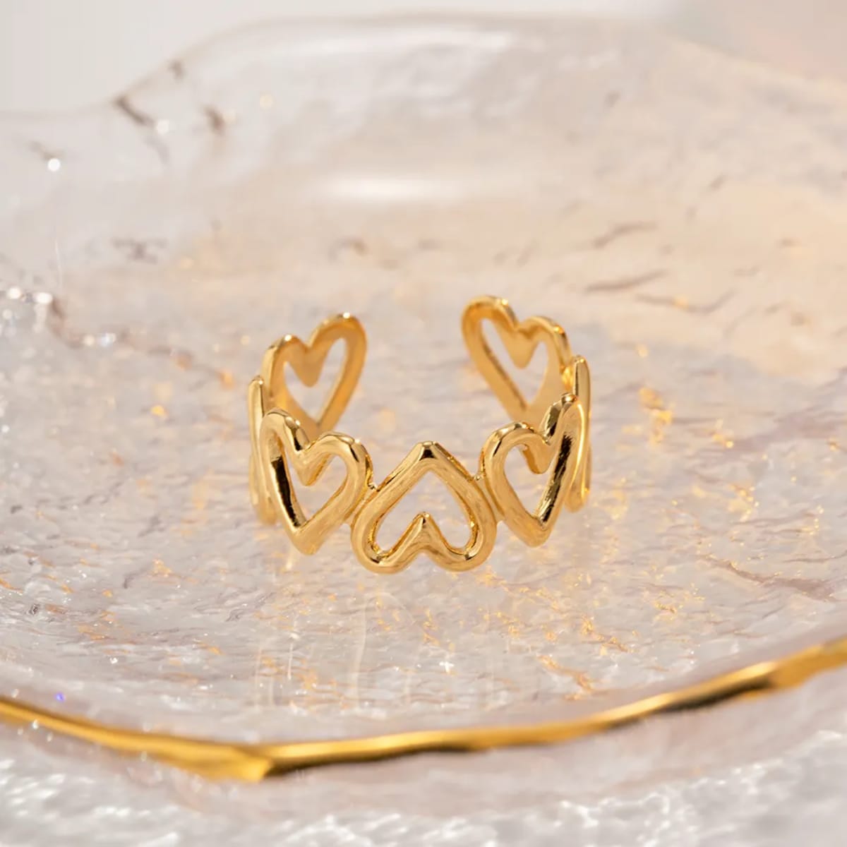Lina – Anillo Corazón Ajustable Elegante