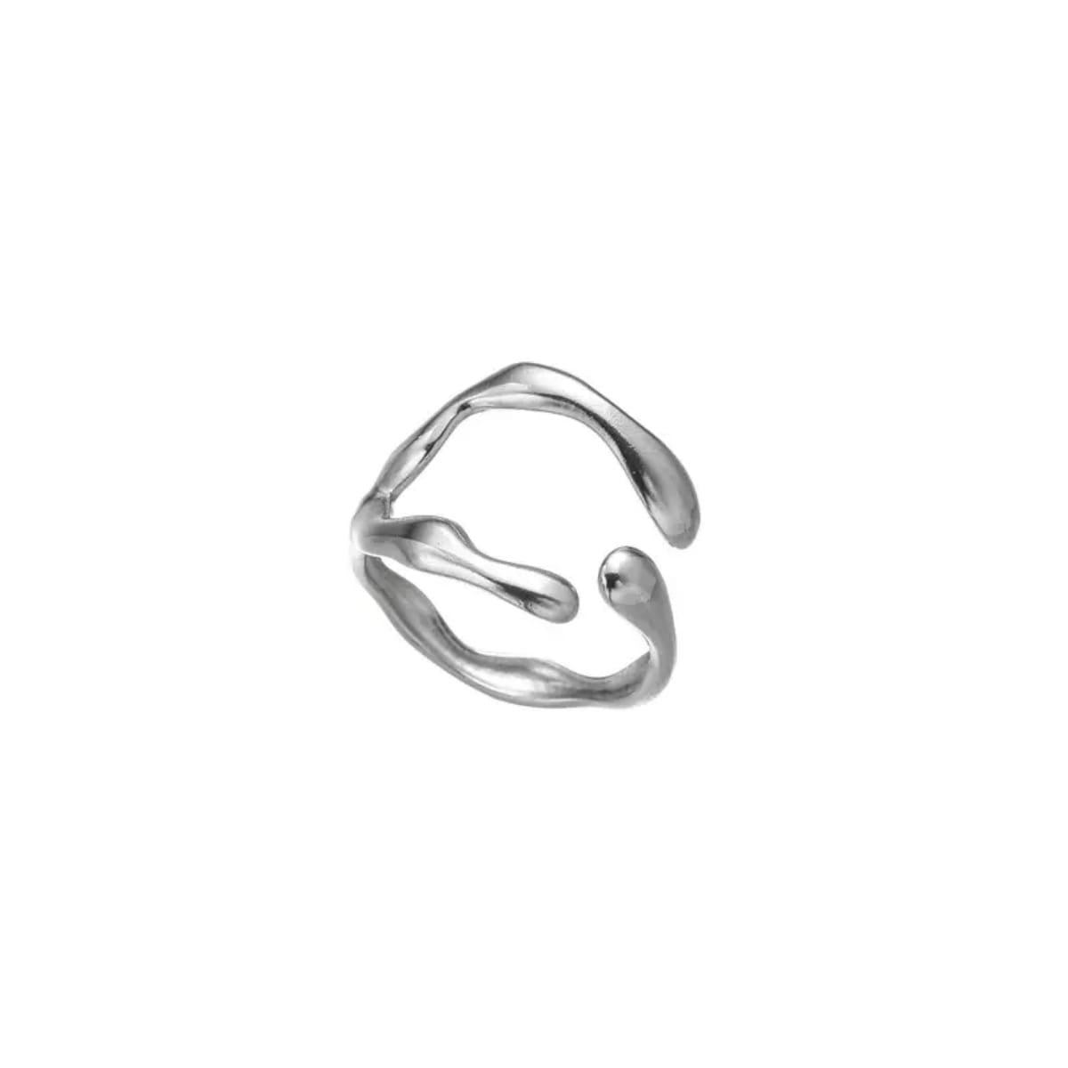 Lena – Anillo Media Luna de Estilo Minimalista