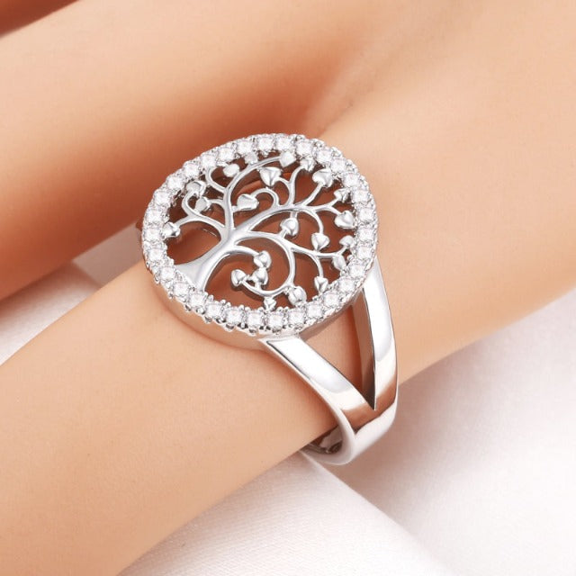 Yelina – Anillo Árbol de la Vida Dorado o Plateado
