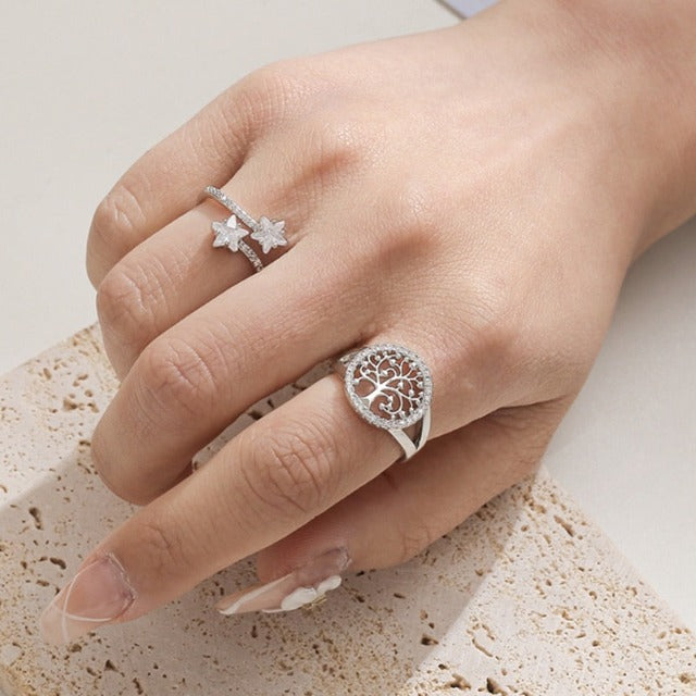 Yelina – Anillo Árbol de la Vida Dorado o Plateado