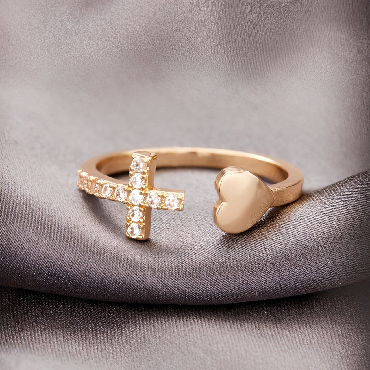 Maelys – Anillo con Cruz para Mujer