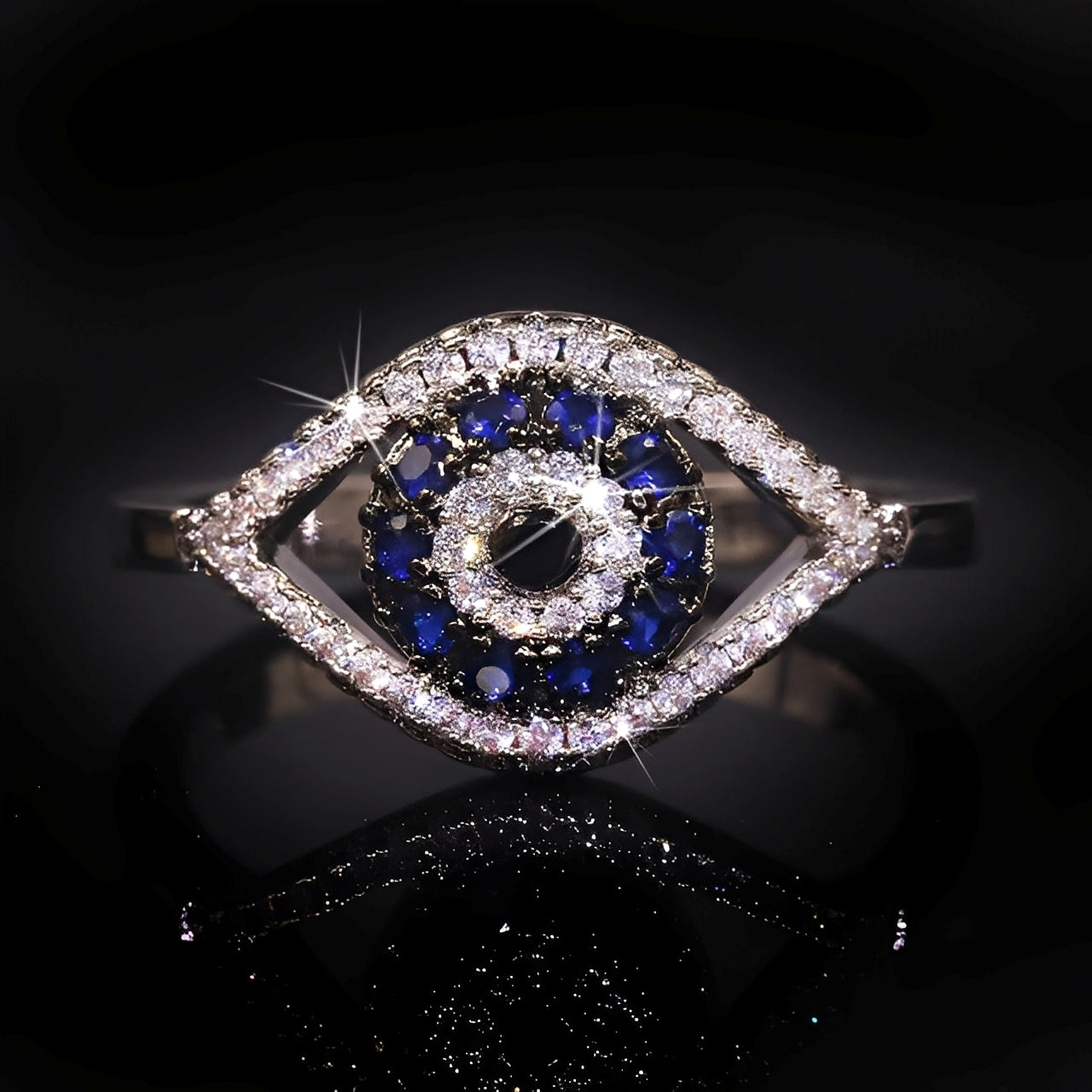 Eleni – Anillo Protector Ojo Azul Matiasma