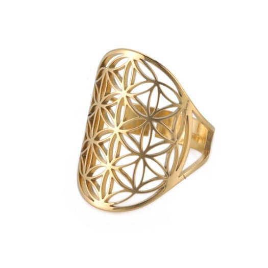 Myrrha – Anillo Energético Flor de Vida