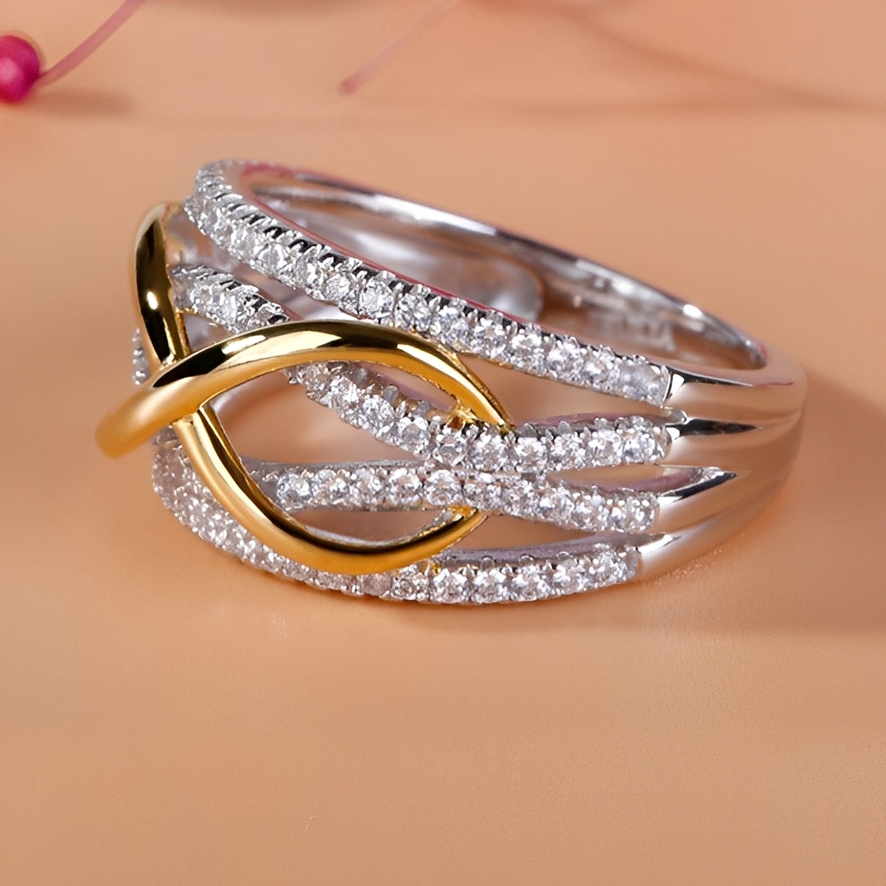 Inaya – Anillo Símbolo Infinito Elegante para Mujer