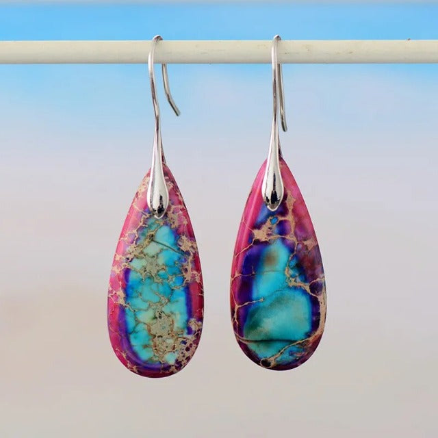 Althaea – Pendientes Piedra Natural Elegante