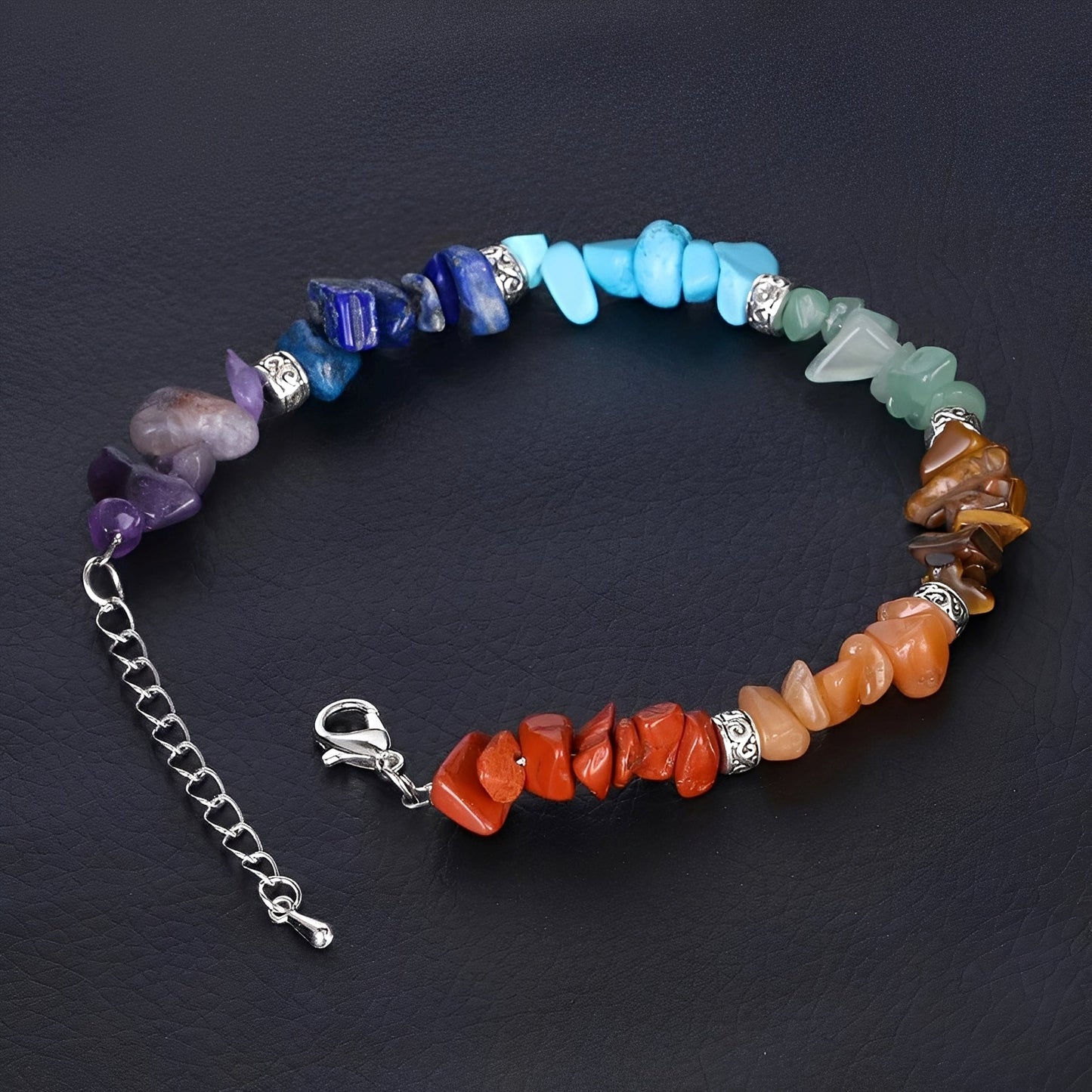 Ayura – Pulsera 7 Chakras en Piedras Verdaderas