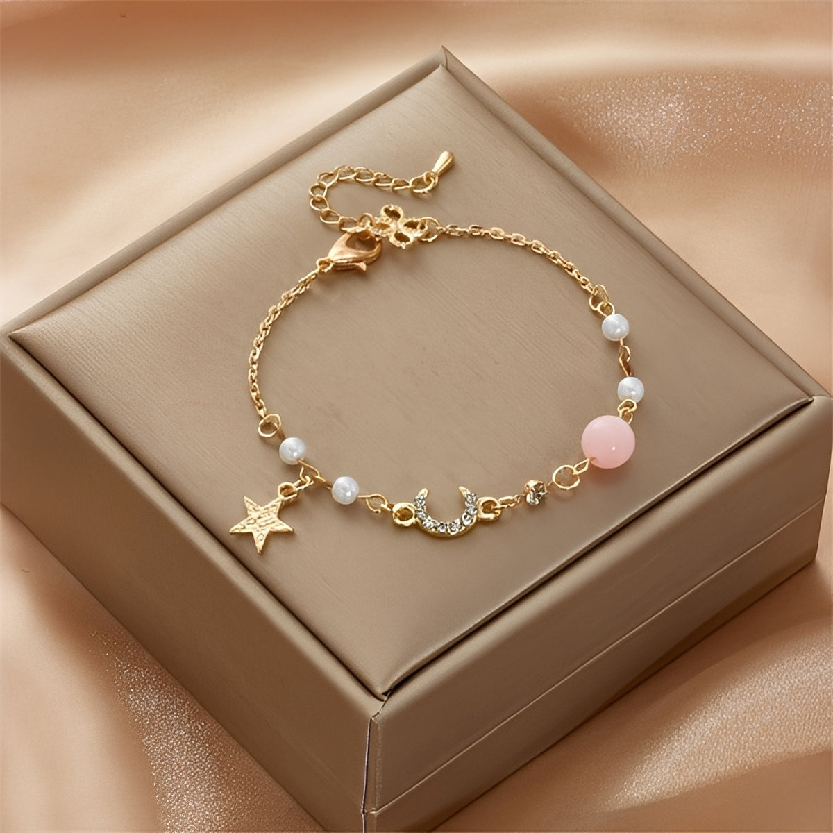 Selina – Pulsera Luna y Estrella