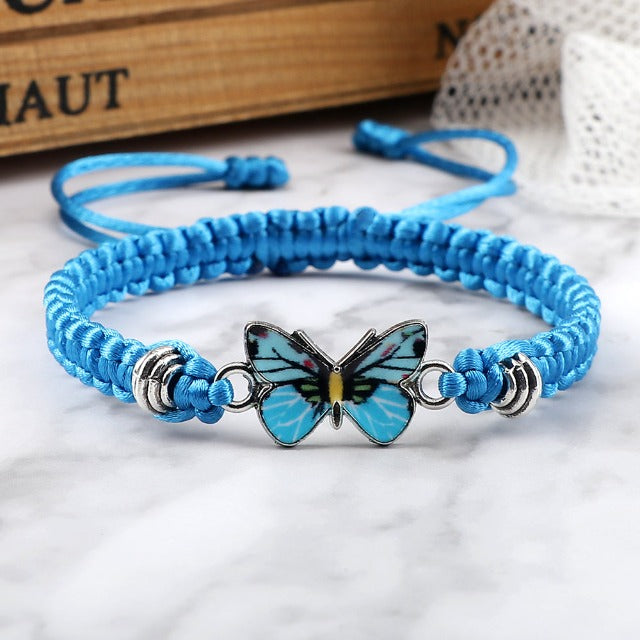 Elvina – Pulsera Mariposa Azul