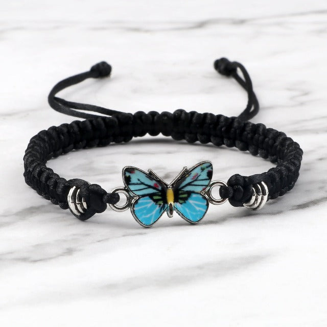 Elvina – Pulsera Mariposa Azul