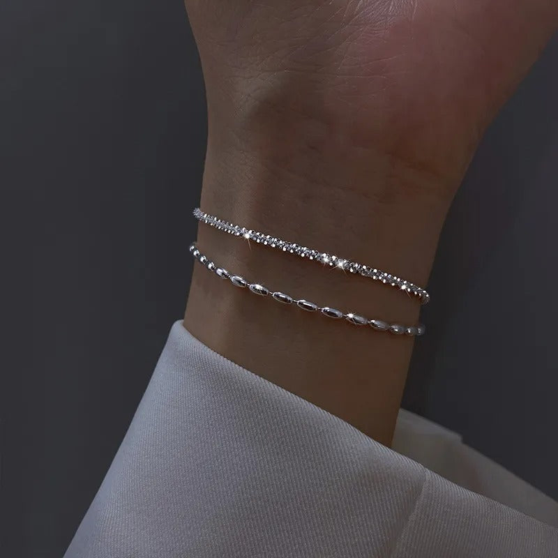 Kylie – Pulsera Glamour Brillante en Circonio