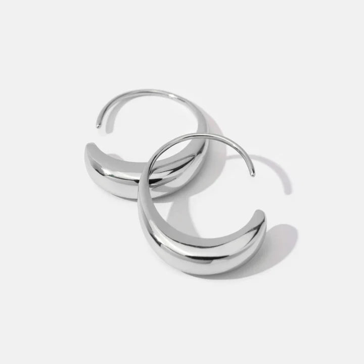 Pendientes Clásicos en Forma de Gota - Aros Dorados Vintage