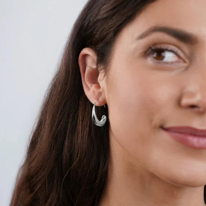 Pendientes Clásicos en Forma de Gota - Aros Dorados Vintage