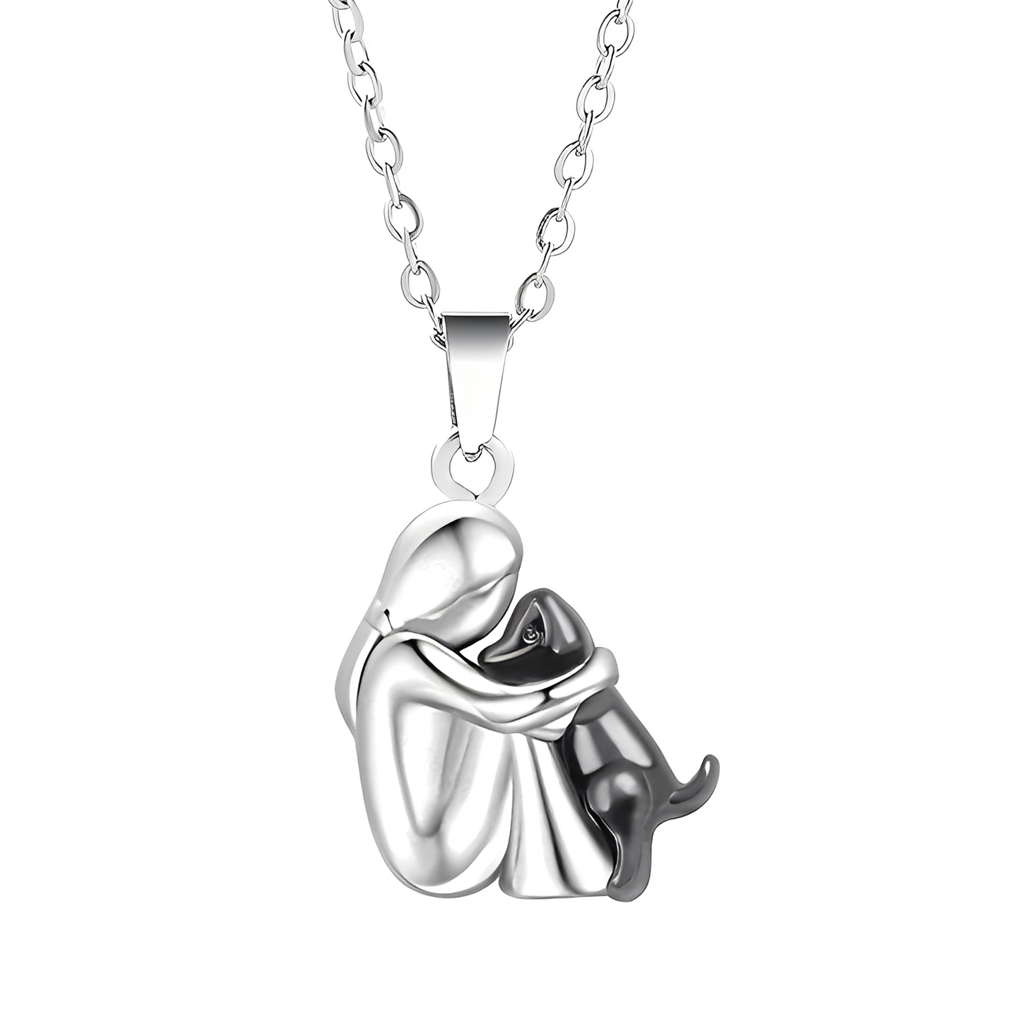 Neko – Collar Colgante Abrazo Perro y Dueño