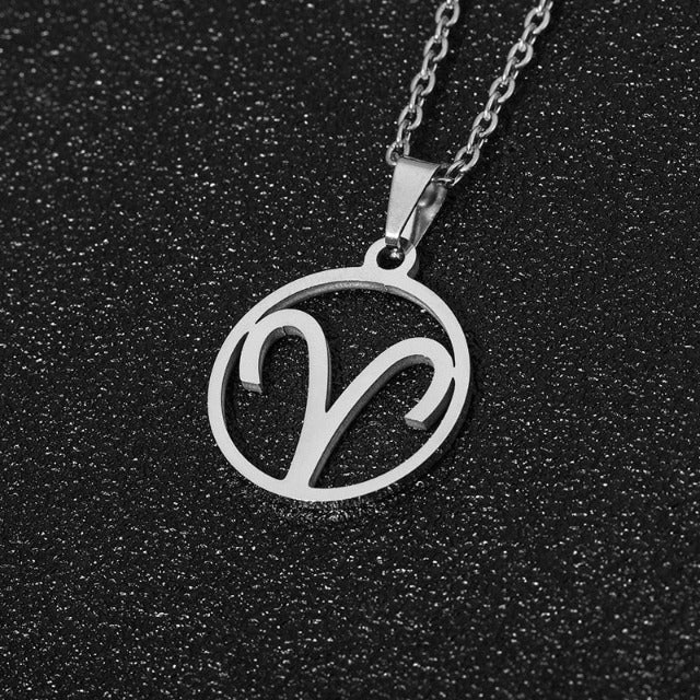Astra – Collar Zodiaco con Colgante 12 Constelaciones