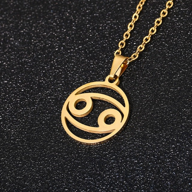 Astra – Collar Zodiaco con Colgante 12 Constelaciones