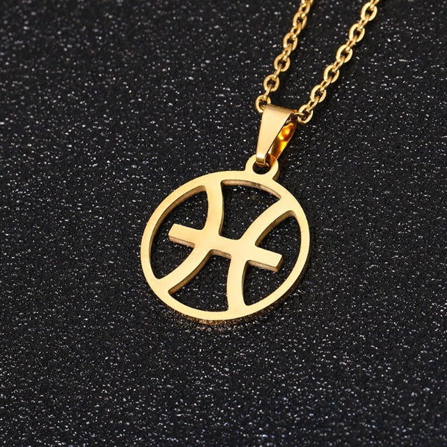 Astra – Collar Zodiaco con Colgante 12 Constelaciones