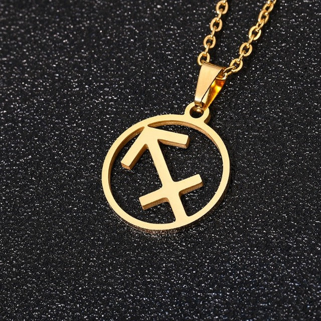 Astra – Collar Zodiaco con Colgante 12 Constelaciones