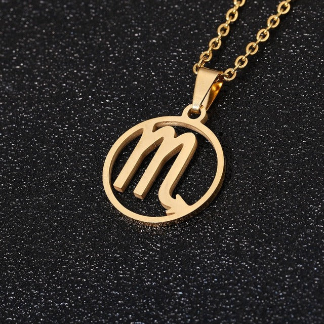 Astra – Collar Zodiaco con Colgante 12 Constelaciones