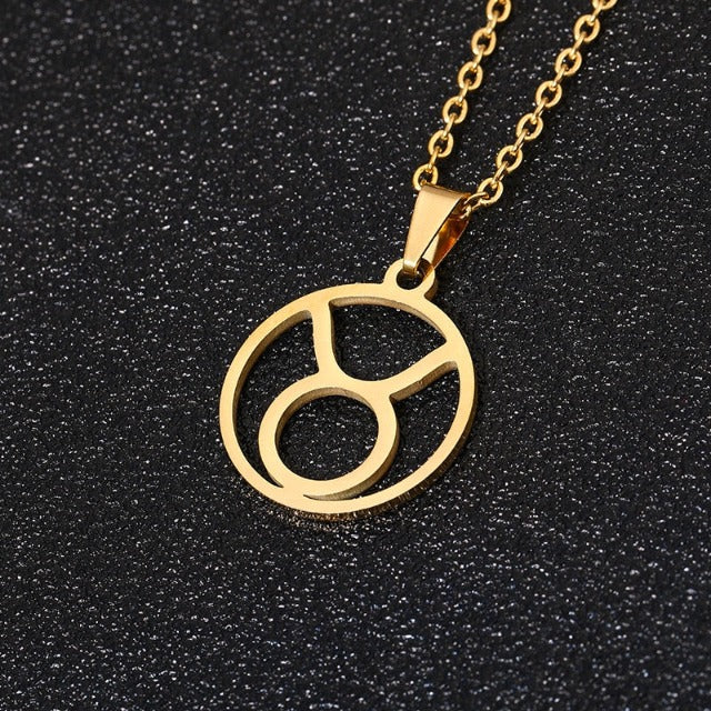 Astra – Collar Zodiaco con Colgante 12 Constelaciones