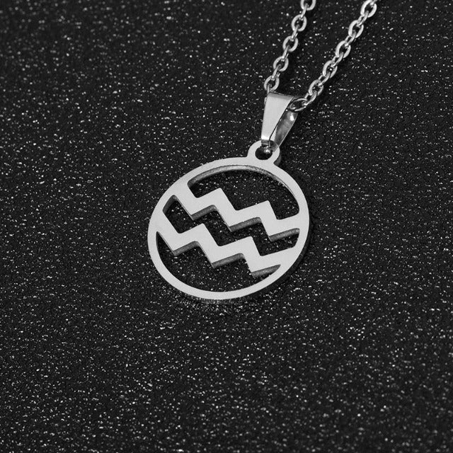 Astra – Collar Zodiaco con Colgante 12 Constelaciones