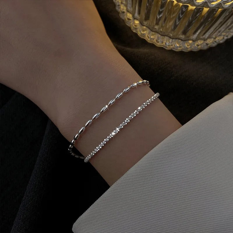 Kylie – Pulsera Glamour Brillante en Circonio