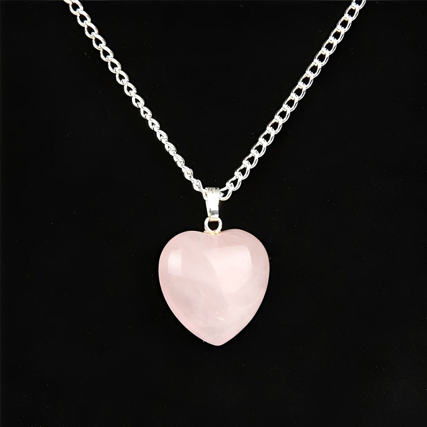 Alma – Collar Corazón en Cristal Natural