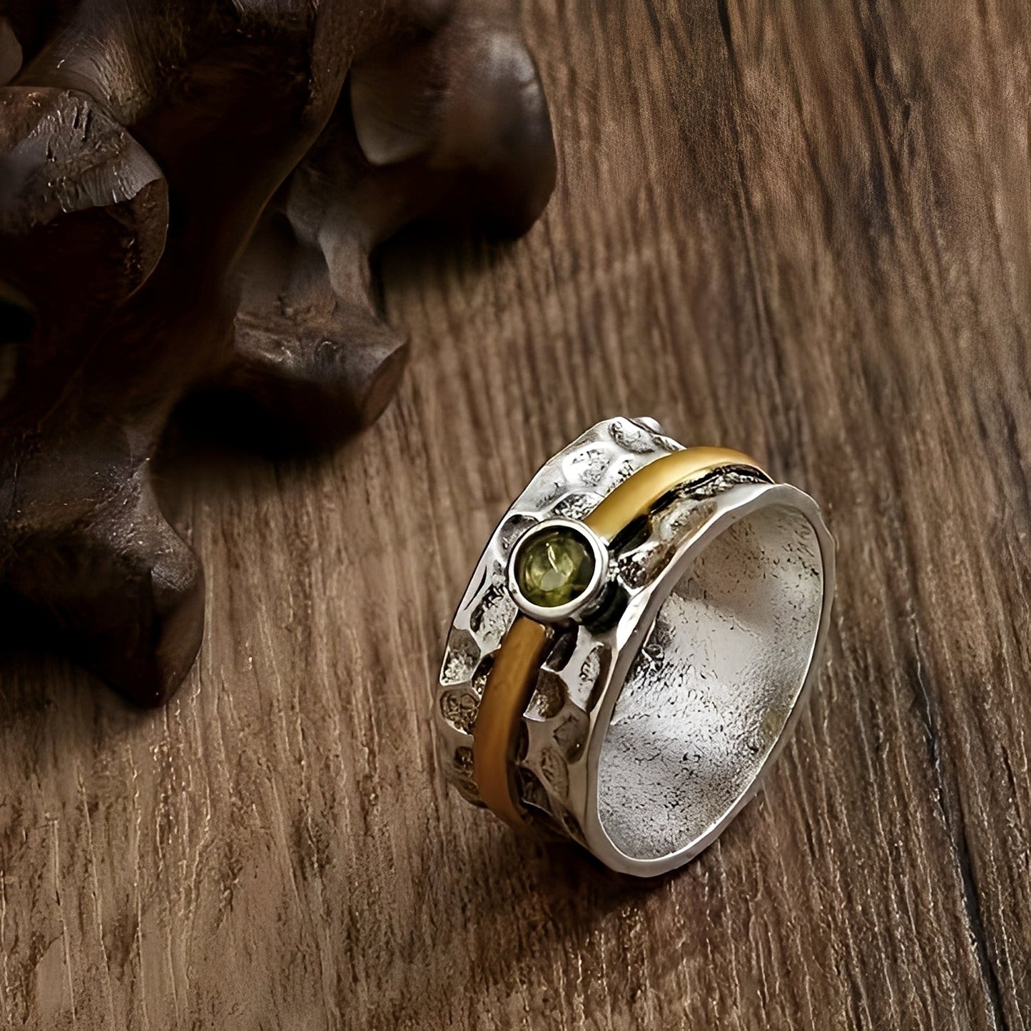 Elena – Anillo Elegante en Circonita Verde