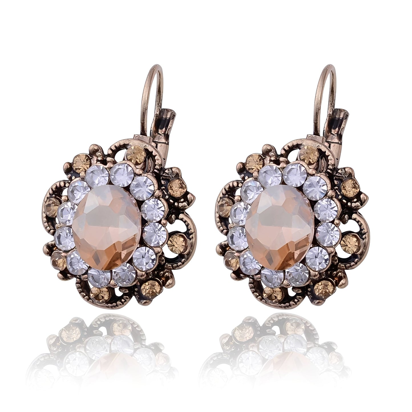 Katie – Pendientes Cristal & Zafiro