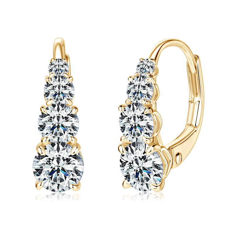 Carol – Pendientes Cuatro Piedras