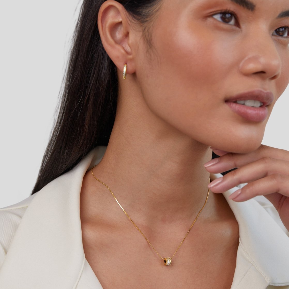 Gigi – Collar Cristal en Oro 18K