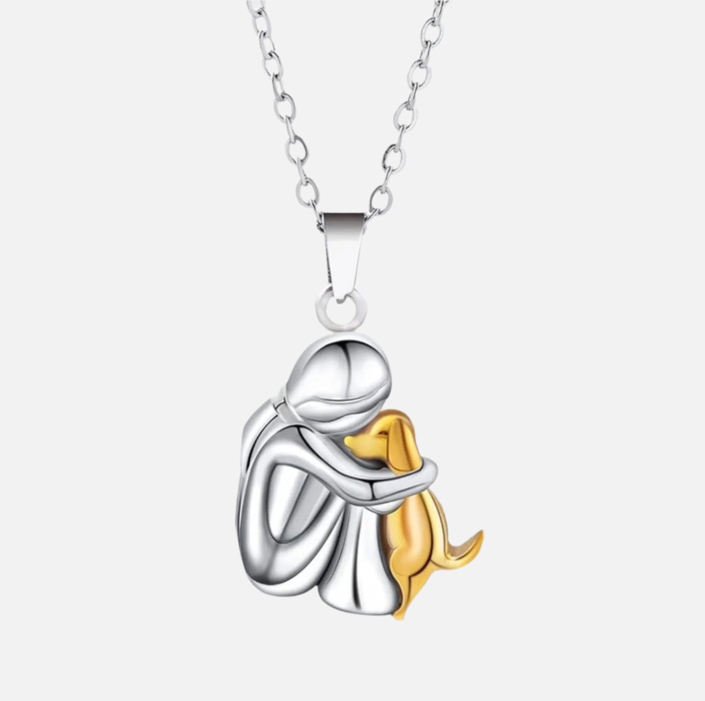 Luz – Collar con Colgante de Abrazo