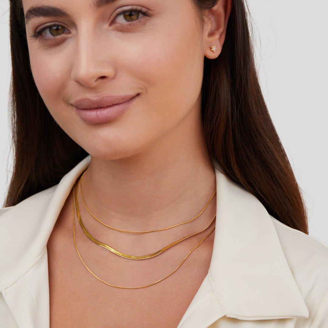 Alix – Collar Dorado Multi-Rango