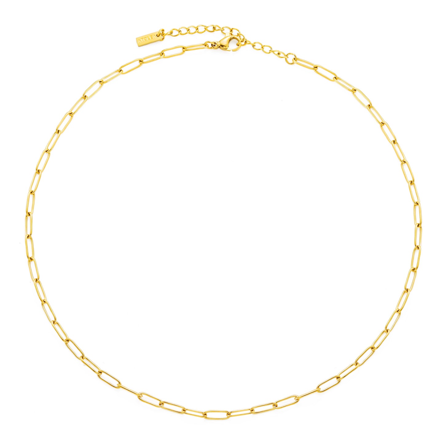 Ayah – Gargantilla Cadena Paperclip Dorada