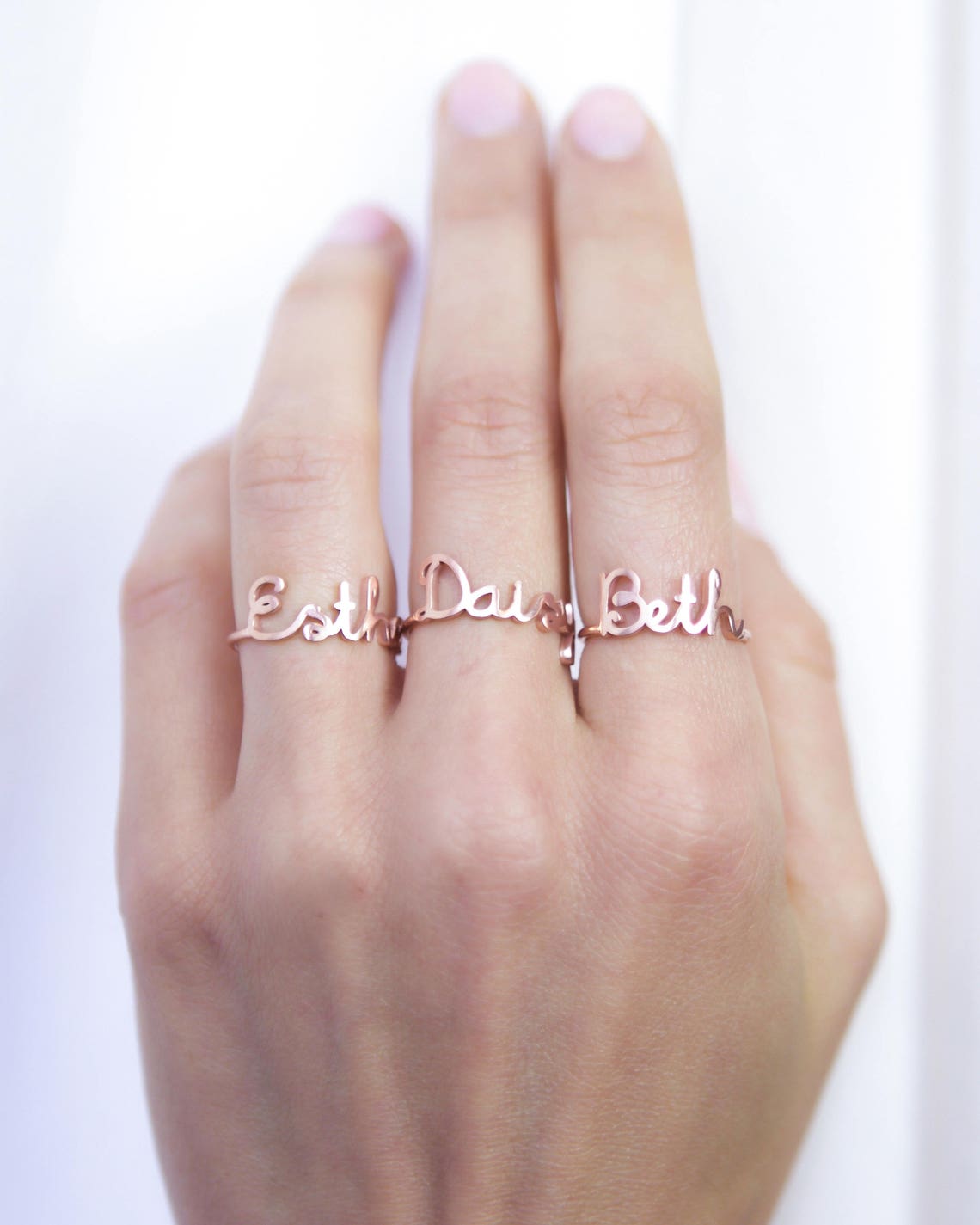 Personaliza tu anillo con nombre – Anillo personalizado