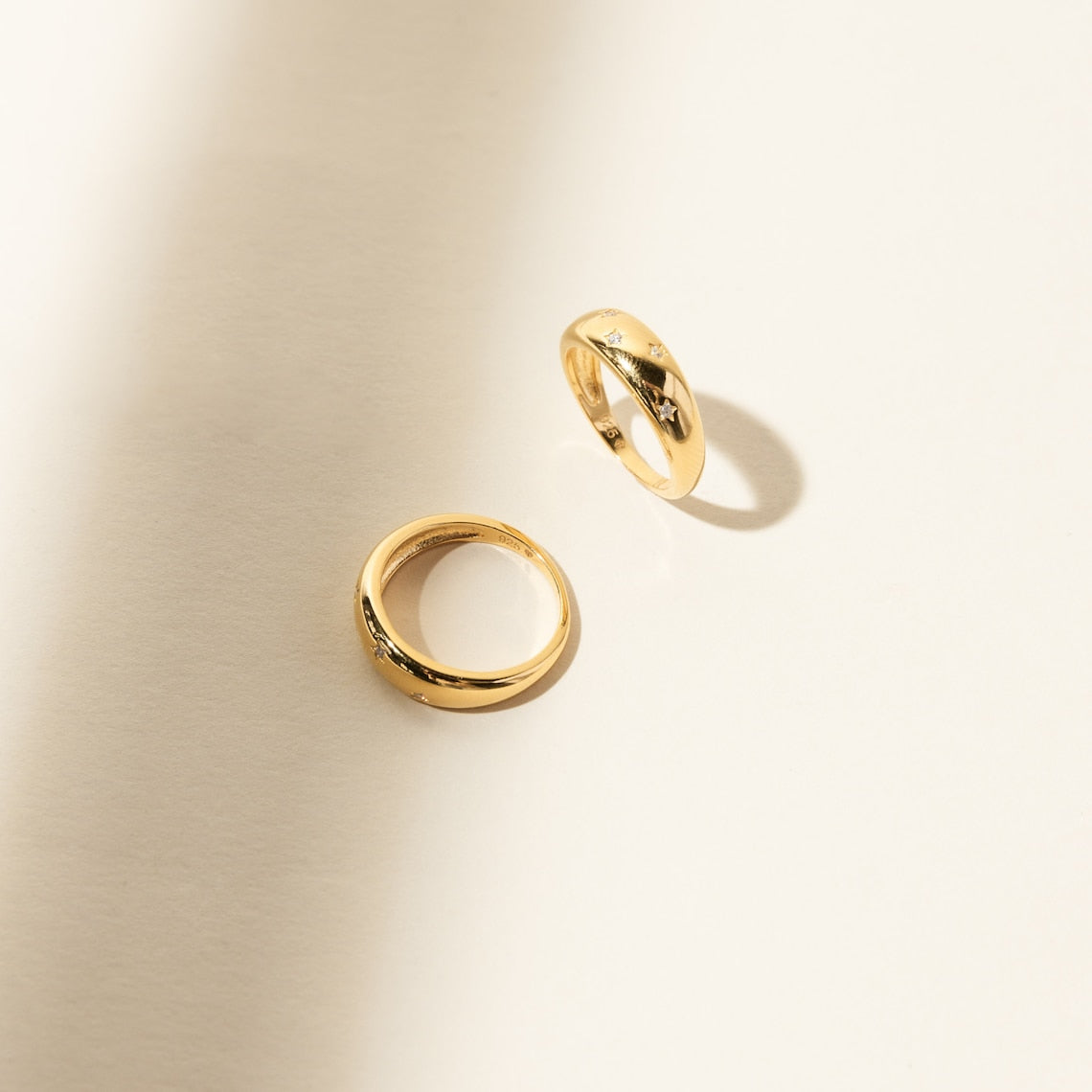 Anillo Estrella - Anillo Sello Cúpula