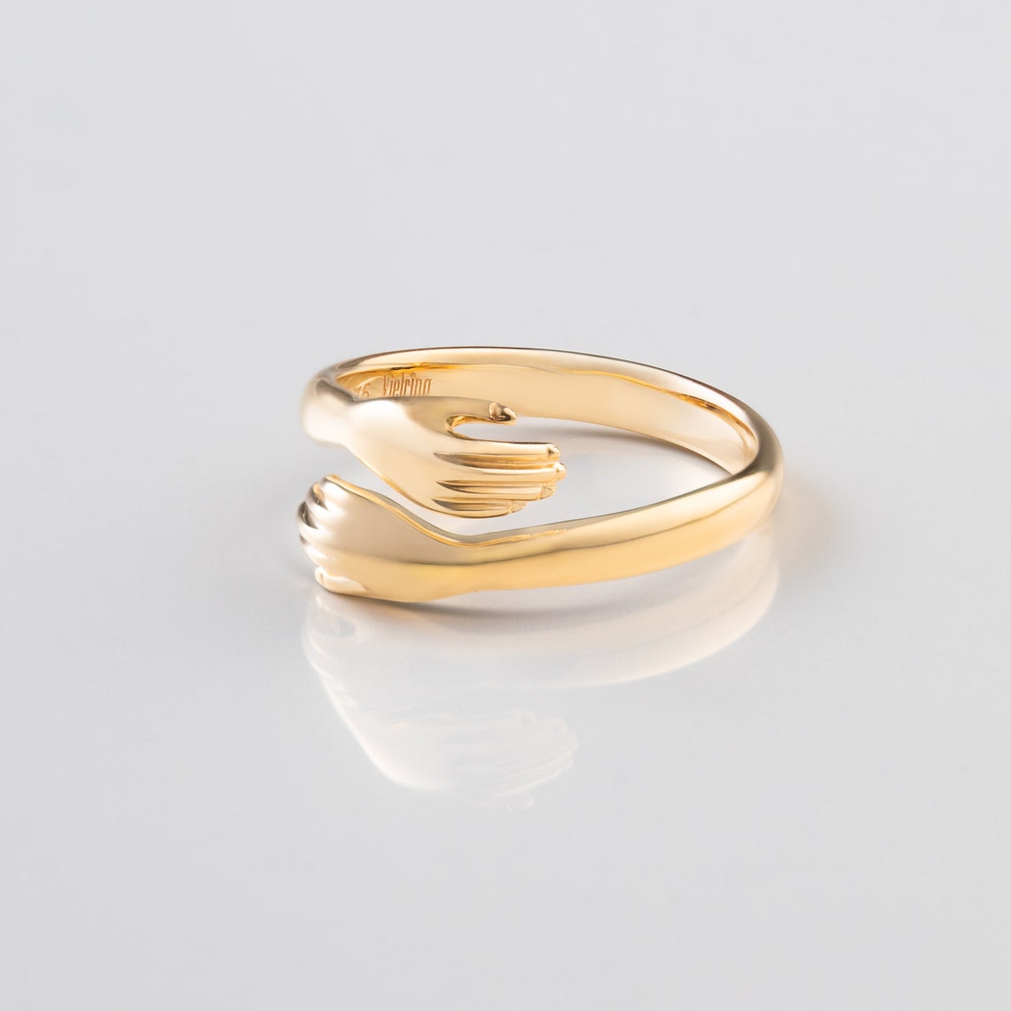 Anillo de Abrazo - Anillo de Mano de Abrazo
